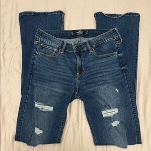 Hollister Ripped Blue Skinny Jeans